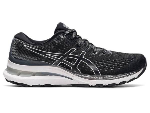 Asics Hardloopschoenen Dames, GEL-KAYANO Zwart/Wit - Asics Schoenen Outlet | B8902476-QA